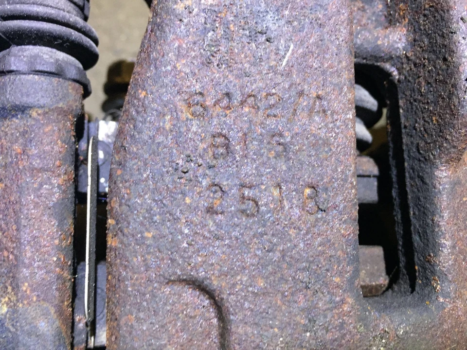 08 09 10 11 PINZA FRENO TRASERO IZQUIERDO LADO CONDUCTOR AUDI A5 QUATTRO OEM D7 Foto 4 de 4