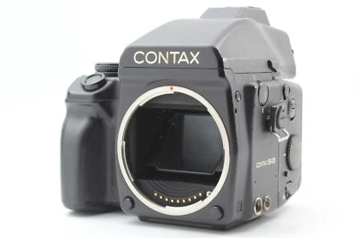 【Exc4 works fine 】 Contax 645 MF-1 AE Finder MFB-1A 120/220 Back From JAPAN #840 - Photo 1/4