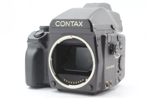 【Exc4 works fine 】 Contax 645 MF-1 AE Finder MFB-1A 120/220 Back From JAPAN #840