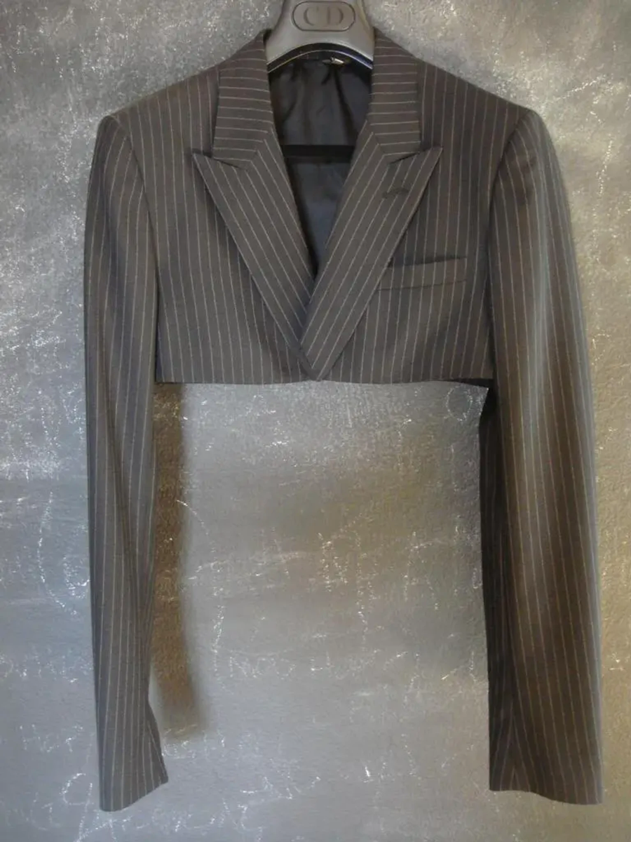 Dior Homme Hedi Slimane Rare SS06 Runway + Campaign Cropped Dior Homme Hedi Slimane Rare SS06 Runway + Campaign Cropped