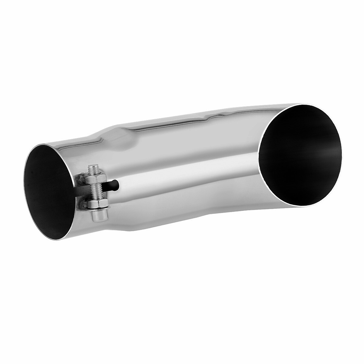 Exhaust tip 2.5'' Inlet Stainless Steel Turn Down Muffler Pipe 2.5ID x