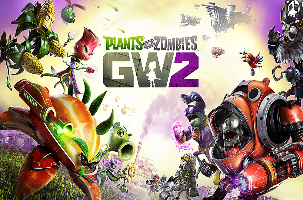 Plants vs Zombies Garden Warfare 2 PS4 XBOX ONE POSTER MADE