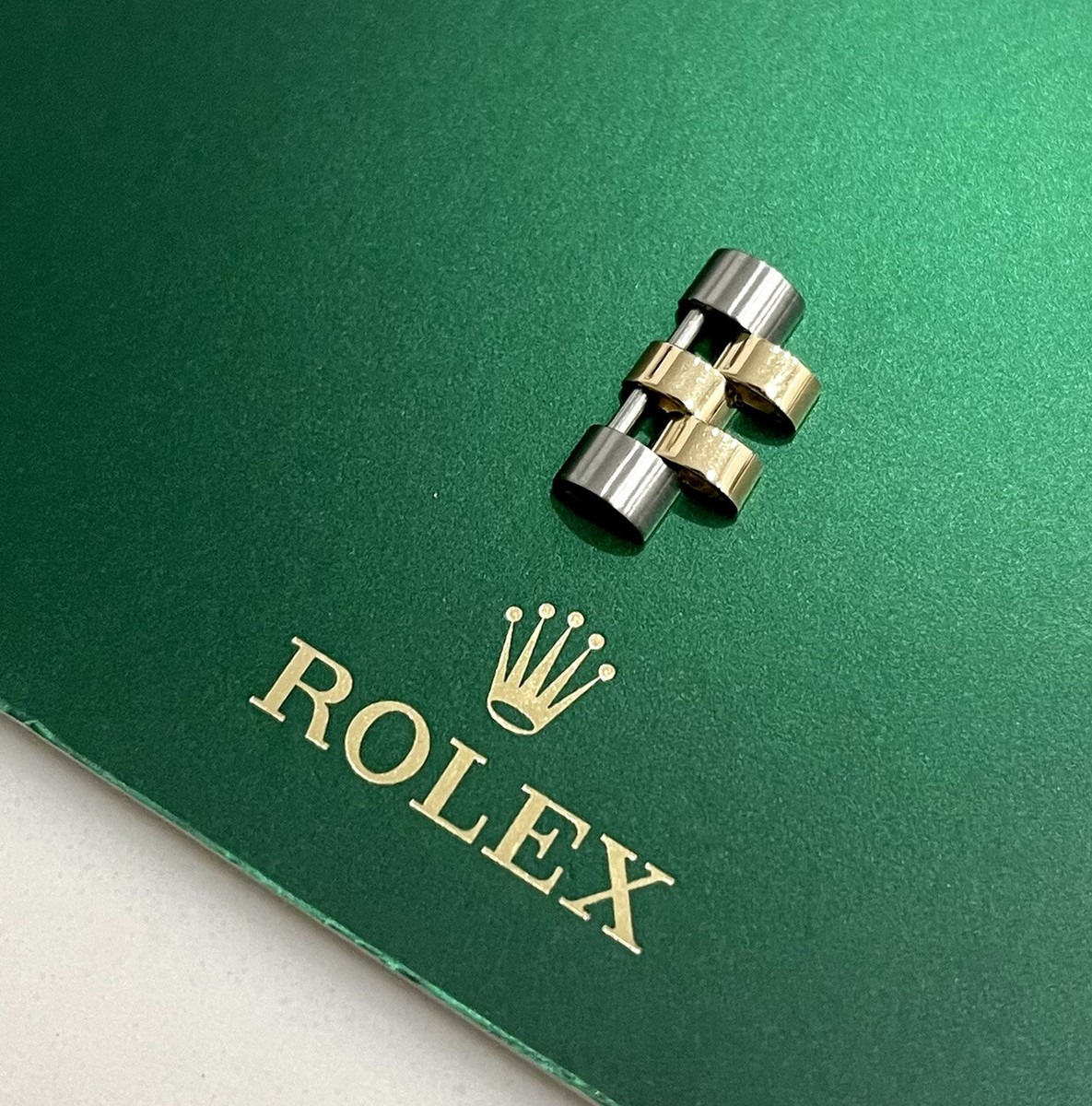 Authentic ROLEX Datejust jubilee Link 18K Y Gold /SS For