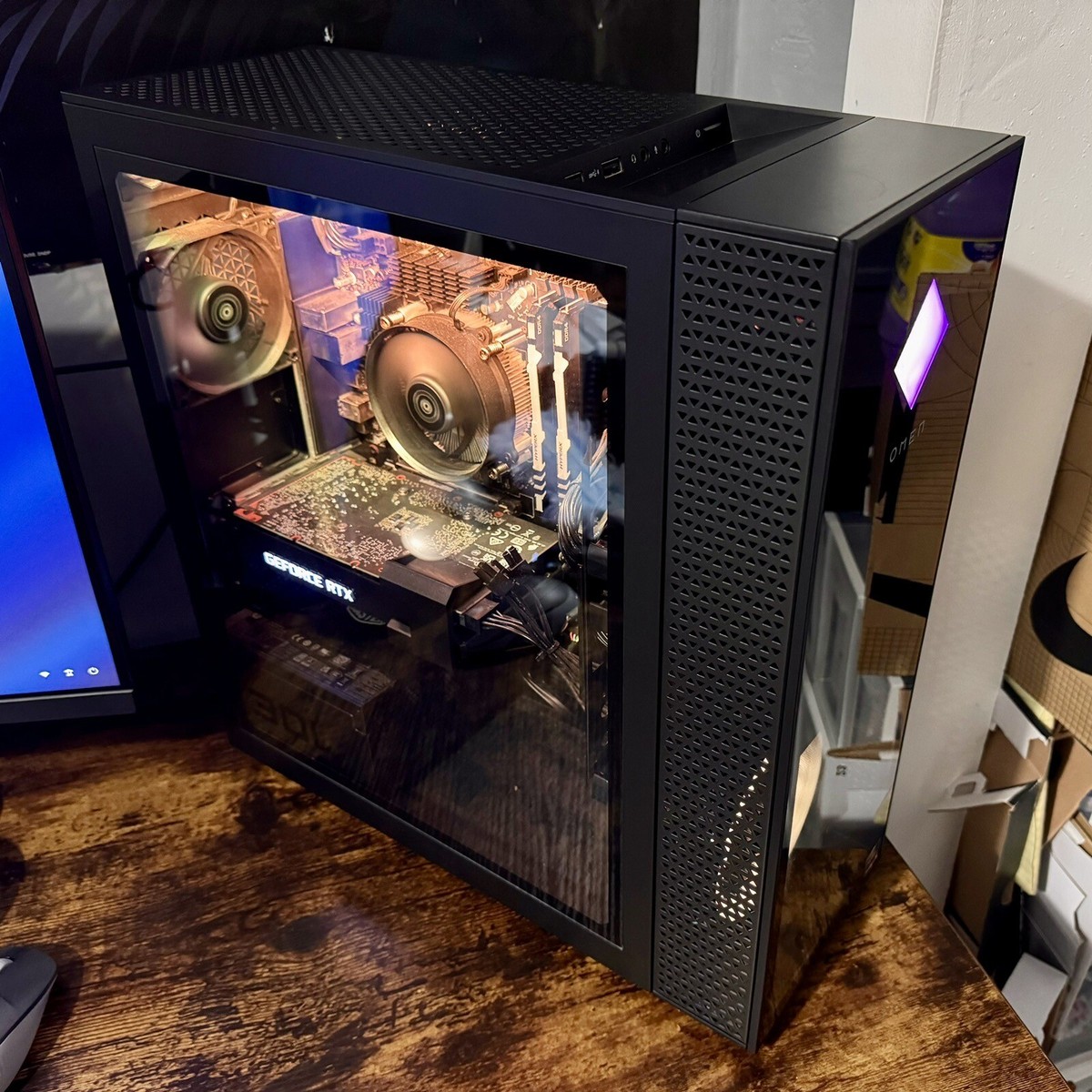 Gaming Desktop Hp Omen 2060 Ryzen Nvidia Geforce Rtx 2060 Hp Omen