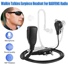 FBI-Style Security Walkie Talkies Radio Earpiece Earphone Mic for BAOFENG BAOJIE