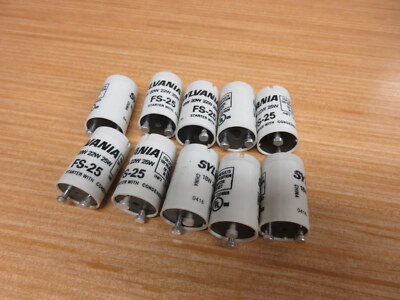 Sylvania FS-25 Fluorescent Starter FS25 (Pack of 10)