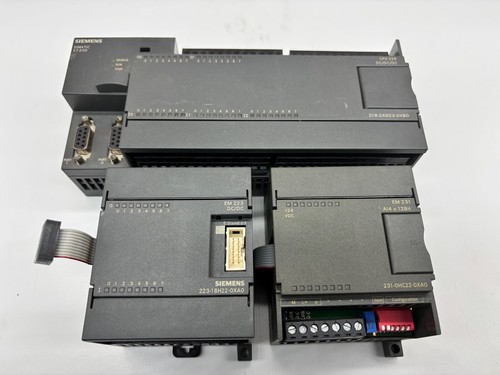 SIEMENS CPU 226 6ES7 216-2AD23-0XB0 WITH EM 223 AND EM231 MODULES - 第 1/12 張圖片