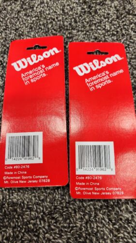 2 x Wilson Pool Stick Screw In Leather Cue Tips 3 Packs 3/16" Billiard Snooker - Picture 2 of 2