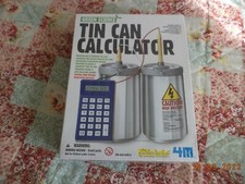Image of Green Science Tin Can Calculator - new, sealed