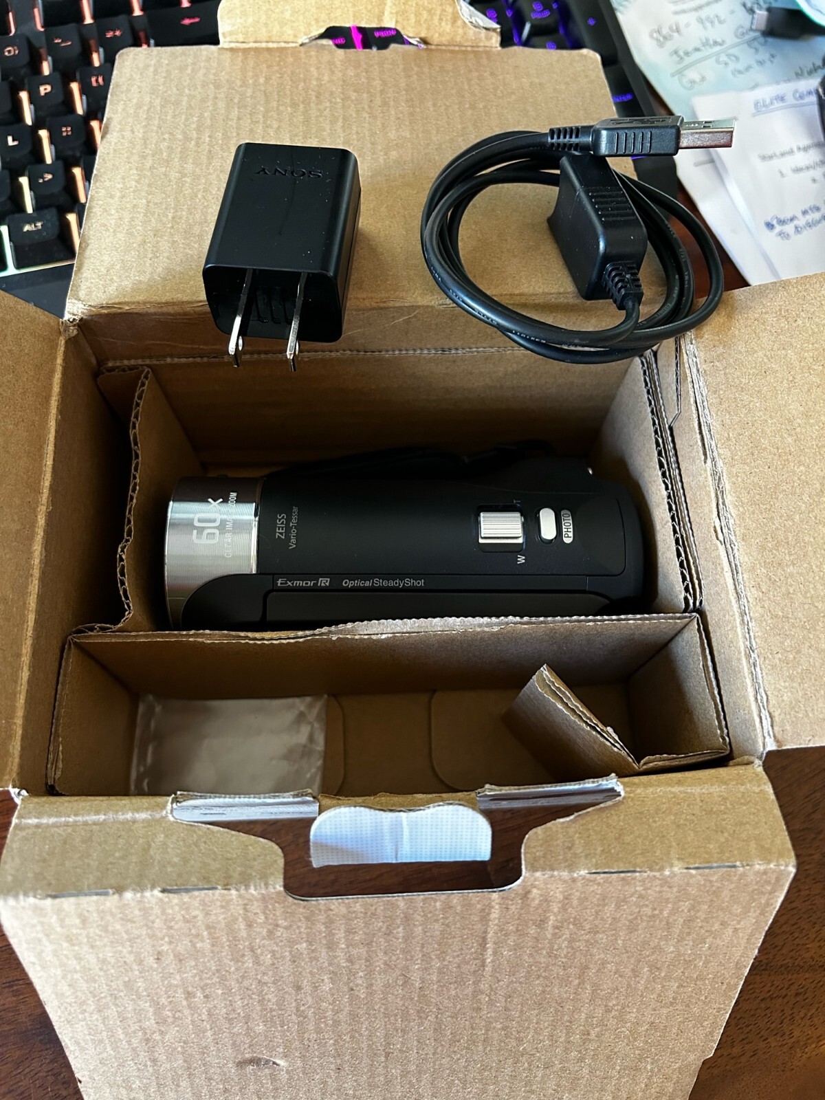 Sony HDRCX405 Handycam Flash Memory Camcorder Video Recording Camera