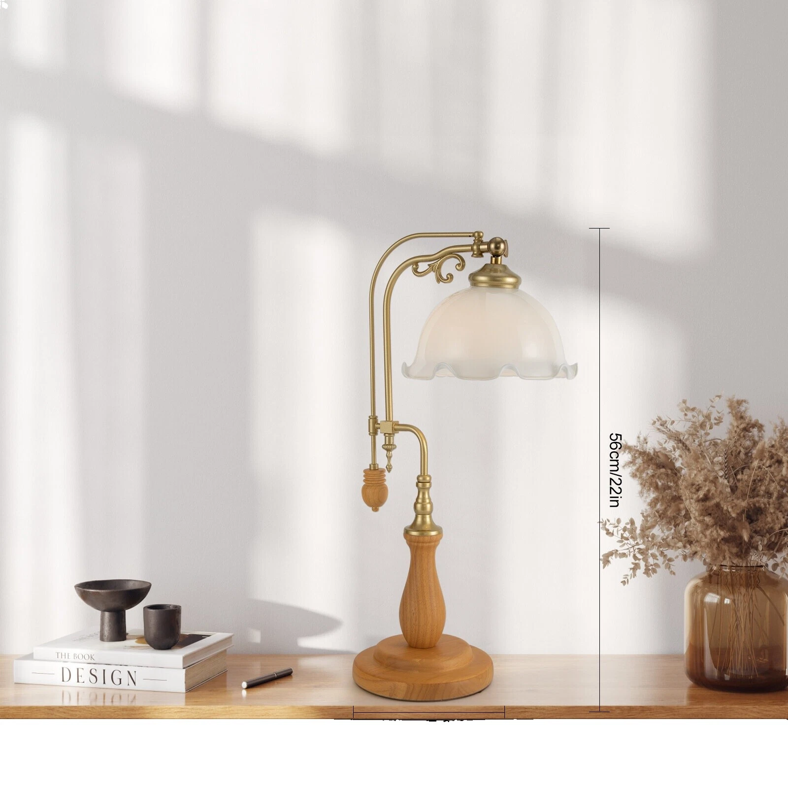 Flores de Cristal Lámparas Blanco