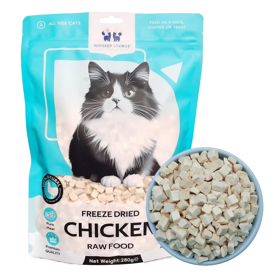 Pet freeze-dried chicken and duck cat snacks, 280g package, cat training rewards - Image 3 of 4