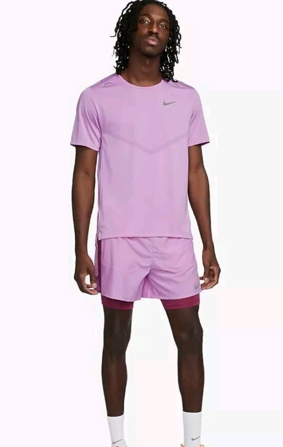 Men Nike Dri-Fit Stride 5” 2-in-1 Running Short DM4757 Rush