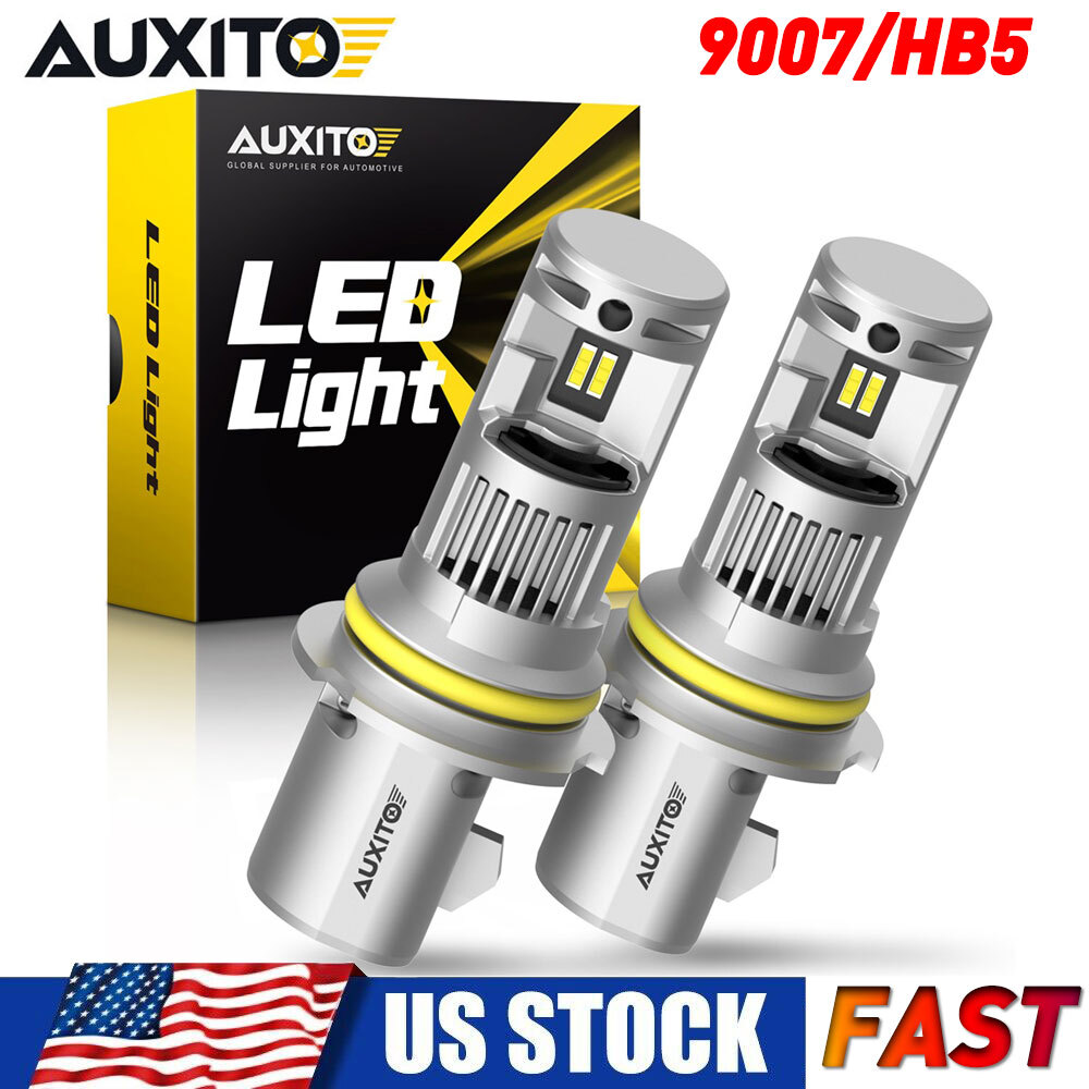 AUXITO Q16 9007 HB5 LED Headlight Fog Bulbs Kit Super White 6000K