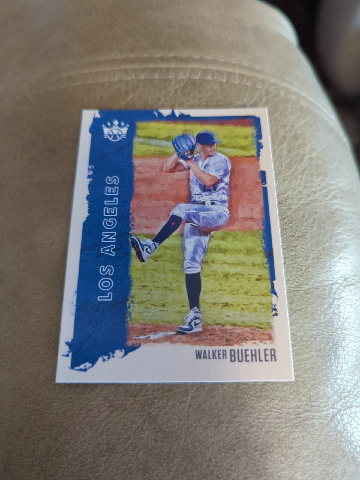 Walker Buehler 2021 Panini Diamond Kings  #95  Los Angeles Dodgers