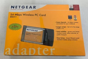 NETGEAR 54MBPS WIRELESS PC CARD WG511 DESCARGAR DRIVER NETGEAR 54MBPS WIRELESS PC CARD WG511 DRIVER FOR WINDOWS 10