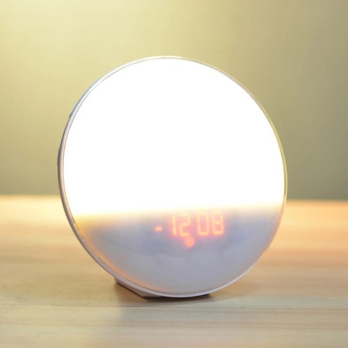 Wake Up Light Alarm Clock with Sunrise/Sunset Simulation Dual Alarms FM Radio - Picture 23 of 25