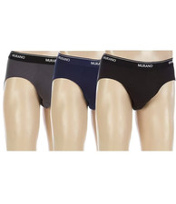 Murano Comfort Stretch Fabric 3-Pack Brief Small