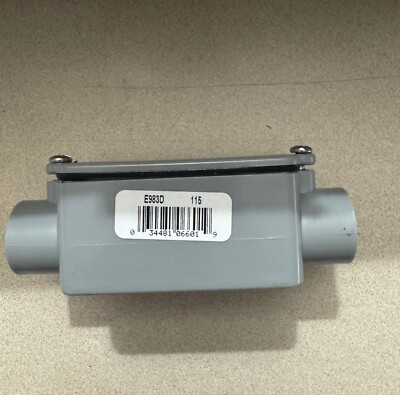 Box of 8 Carlon 1/2 In. PVC Conduit Body T E983D