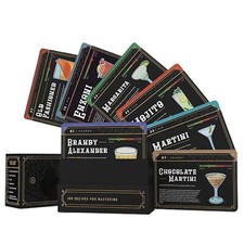Cocktail Cards 100 Cocktail Recipes to Master Cocktails in Bartender Flashcards