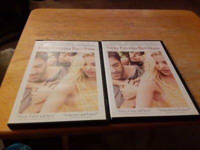 Vicky Cristina Barcelona (DVD, 2008) Javier Bardem Penelope Cruz 2 lot DVD Set