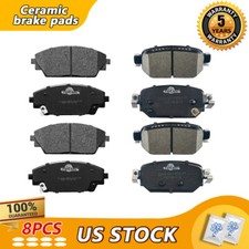 Front & Rear Ceramic Disc Brake Pads For 2019 - 2022 Mazda CX-3 2018 Mazda 3