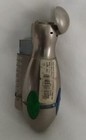Vintage Bowling Pin Cigarette Lighter Not Tested Silver Blue Green Red 3" — photo 8