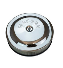 Moroso Low Profile Air Cleaner 14 X 3 Chrome Plated Steel W Pcv Adapter 65910