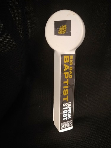 EPIC BREWING Co Utah BIG BAD BAPTIST Imperial Ceramic Beer Tap Handle Bar Cave