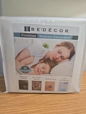 Bedecor King Mattress Protector Cover for 6" Depth Mattress Premium Waterproof 