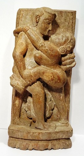 Erotic Sandstone Sculpture Temple Of Surya Konark India 19Th Century - Picture 4 of 12