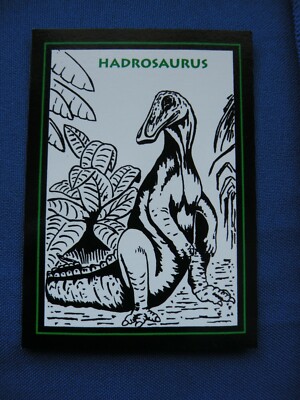 1993 Acid Rain Studios Dinosaur Terror Hadrosaurus (Plant Eater) card #11B