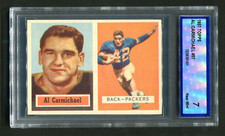 1957 Topps Al Carmichael #57 CTA 7 Green Bay Packers