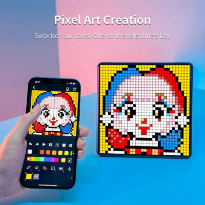 Divoom Pixoo-64 64x64 LED Pixel Display Frame for sale online | eBay