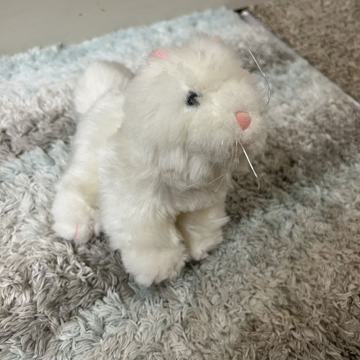 Webkinz Lil Kinz White Persian Cat No Code Ganz Plush Stuffed