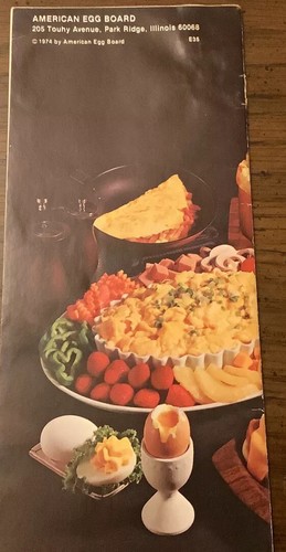American Egg Board Prize Winning EGG Recipes Booklet. Estate Sale.1974 - 第 3/6 張圖片
