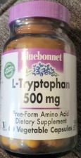 BlueBonnet L-Tryptophan 500 mg Vitamin 30 Cap...