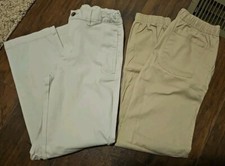 Boys Size 14 Cherokee School Uniform Pants  Wonder Nation Lot Of 2 pair 