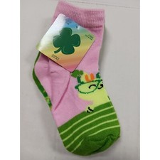 2 Pairs of St Patrick's Day Girls Socks Size 2T-4T NWT