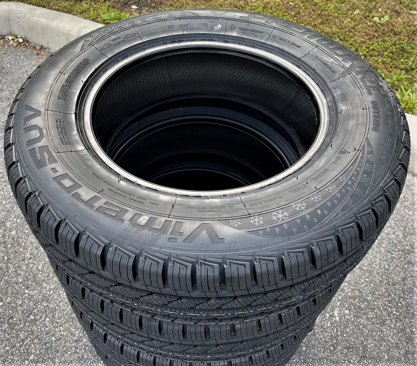Set Of 4 Premiorri Vimero SUV Tires – 265/60R18 All-Season For Trucks & SUVs