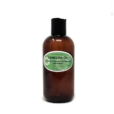 ORGANIC UNREFINED CAMELINA CARRIER OIL COLD PRESSED FRESH PURE 2 OZ -UP TO 7 LB