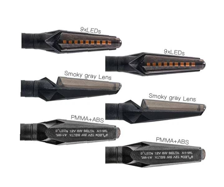 2 pares de señales de giro M10 PARA motocicleta con DC 12V Honda/Suzuki/Yamaha/KTM Foto 4 de 4