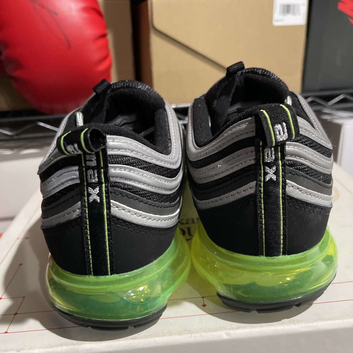 Nike Air VaporMax 97 Shoes Mens 11.5 Japan Neon AJ7291-001