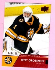 2021-22 Upper Deck Exclusives AHL #47 Troy Grosenick #'ed 049/100 (FM500)