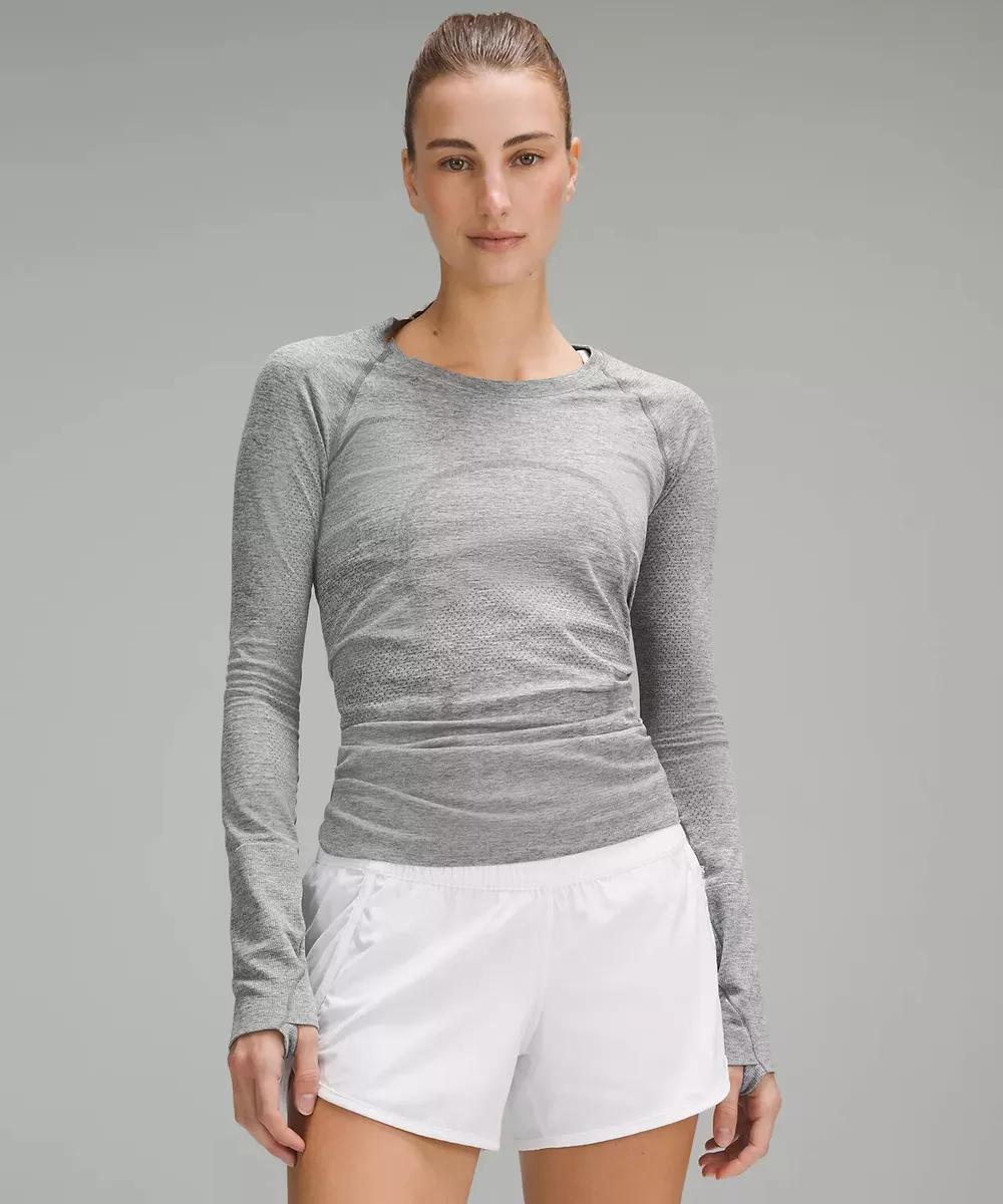 lululemon Swiftly Tech Long Sleeve Shirt 2.0 Race. Slate White