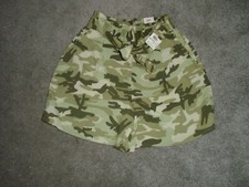 Justice Camouflage Shorts Size 14/16 New With Tags