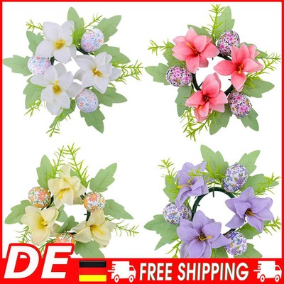 Easter Egg Wreath Spring Wreath Decor Exquisite Diameter 20cm for Indoor Outdoor