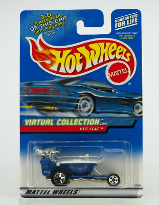 Hot Wheels Virtual Collection HOT SEAT Blue 1999 New 