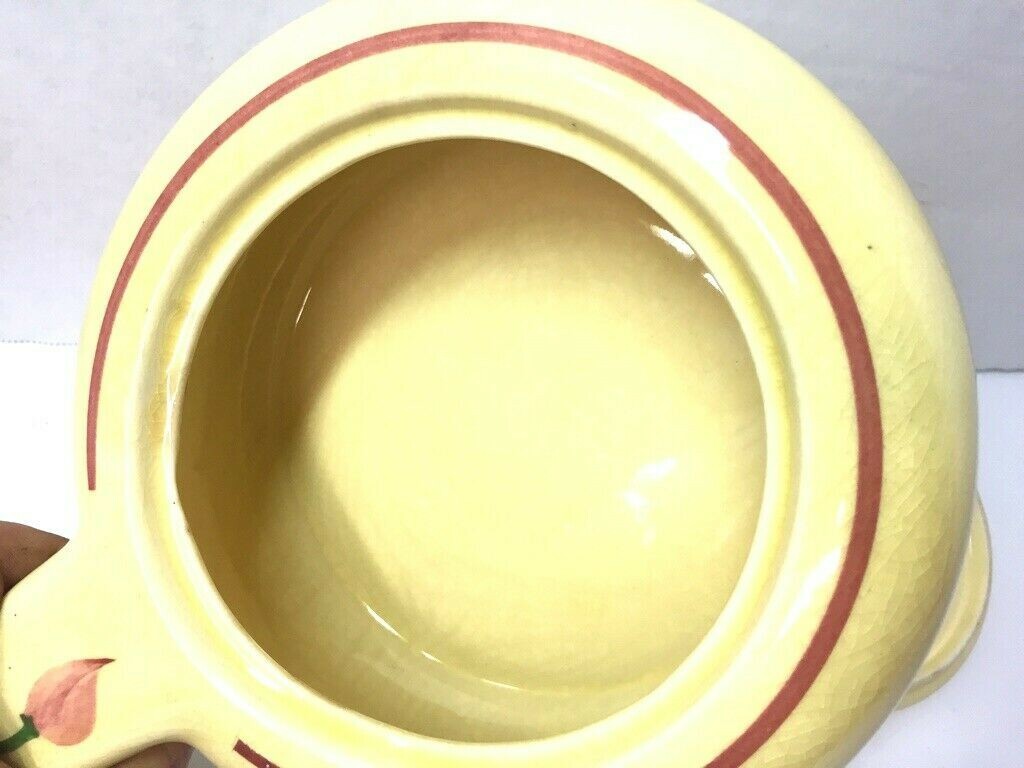 Pottery Guild of America Hand Painted Tulips Covered Casserole Dish