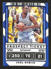 2020-21 Panini Contenders Draft Picks Joel Embiid #15 Prospect Ticket Card